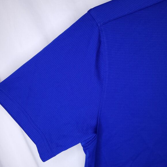Under Armour Polo Shirt Mens Large Blue Performance Loose Tech - Picture 4 of 12